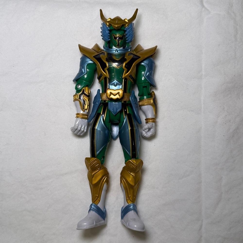 Power Rangers Mystic Force Green Dragon Fire Ranger Action Figure 2006 - Picture 3 of 5
